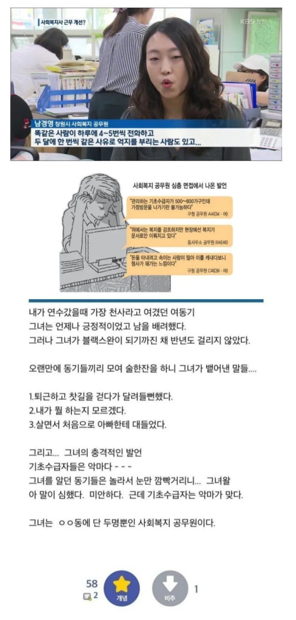 사회복지 공무원