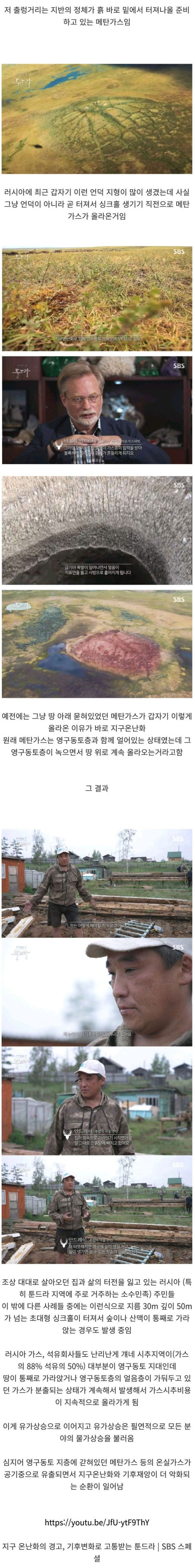 충격적으로 흔들리고 있는 러시아의 지반 상태